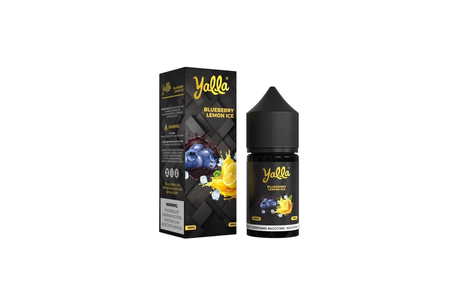 YALLA BLUEBERRY LEMON ICE 30ML – Cloud Street PK