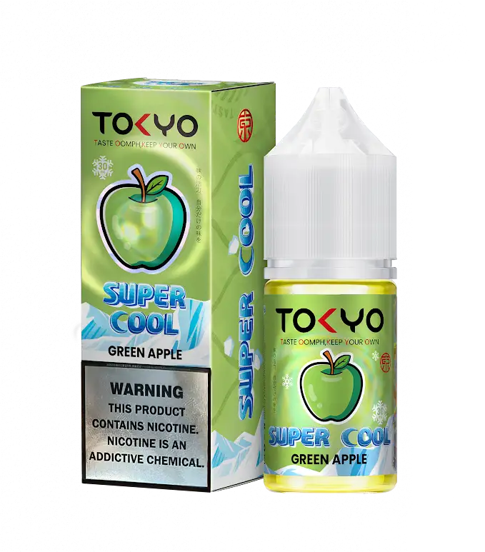 TOKYO SUPER COOL GREEN APPLE 30ML