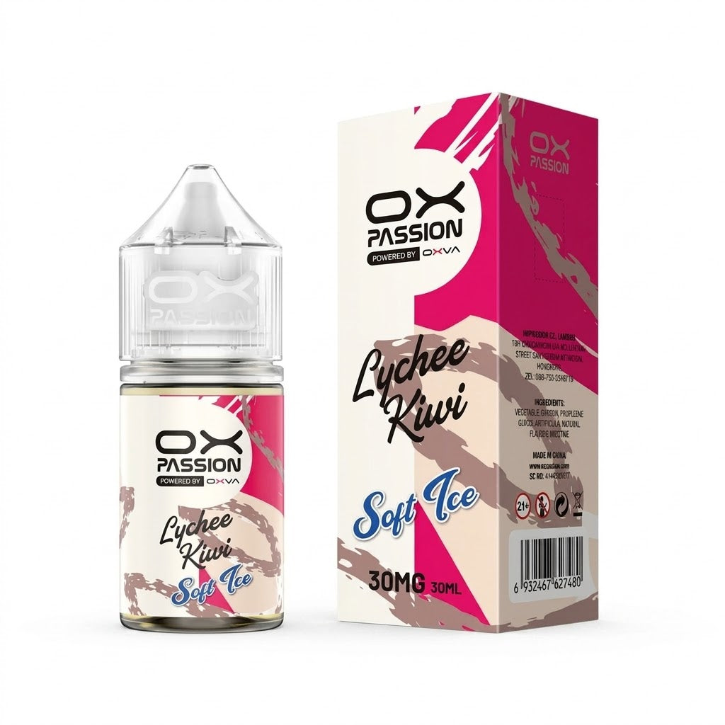 OXPASSION SOFT ICE LYHCEE KIWI 30ML
