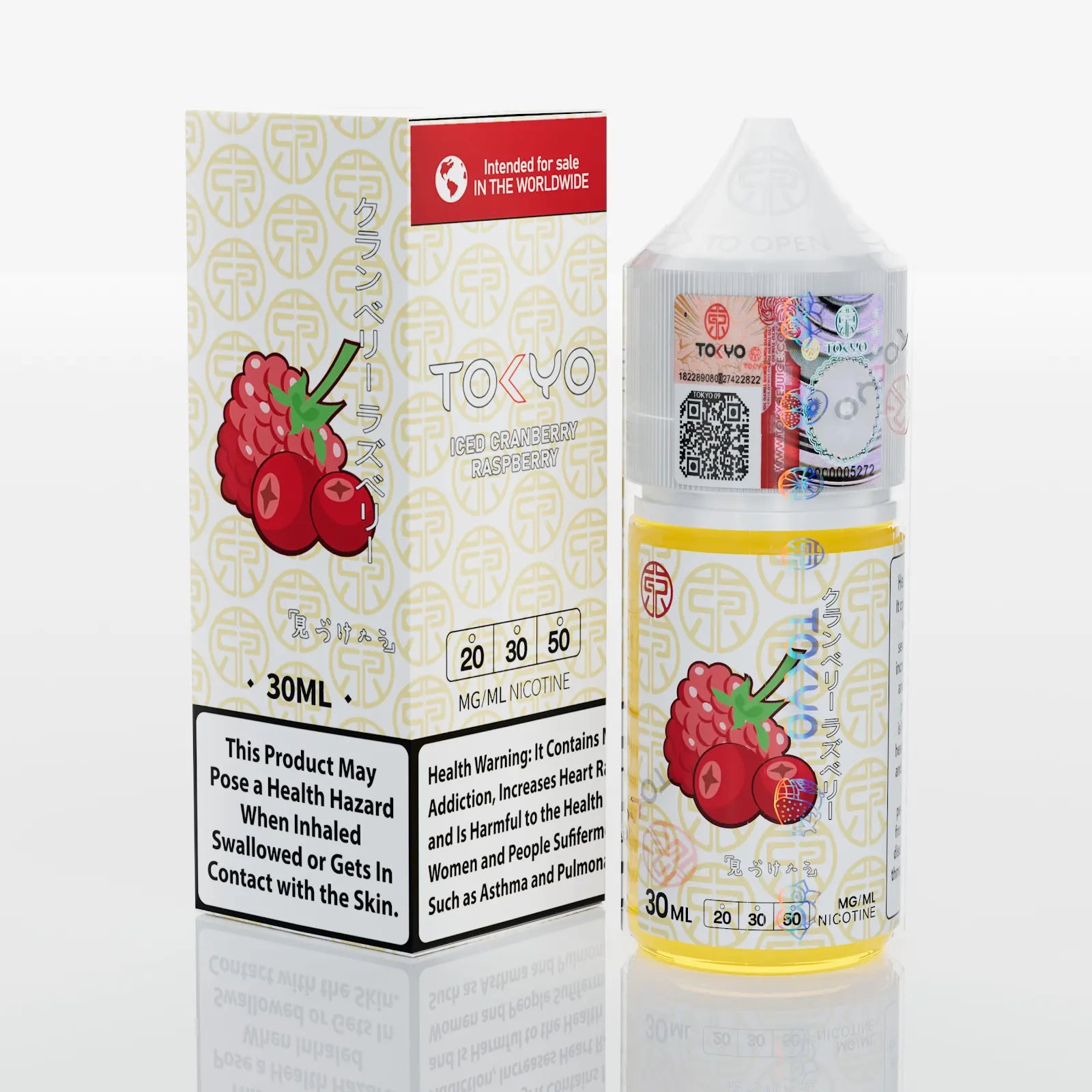 TOKYO ICED CRANBERRY RASBERRY 30ML