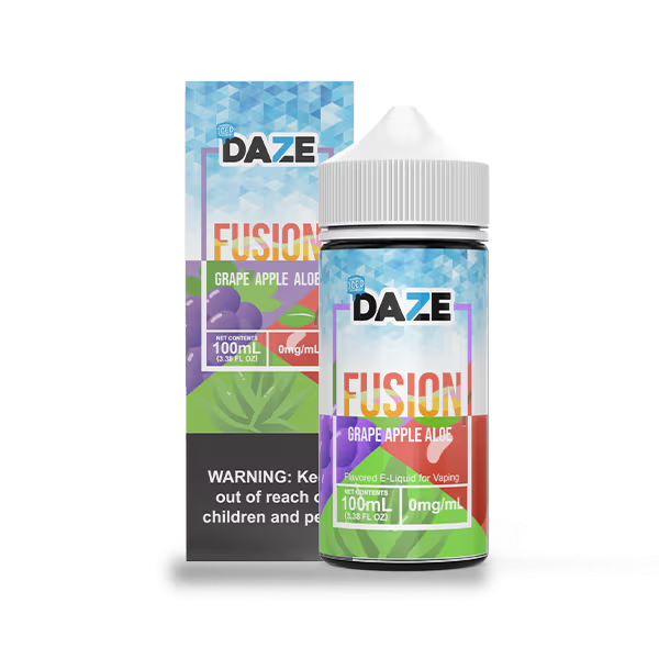 DAZE FUSION GRAPE APPLE ALOE ICED 100ML
