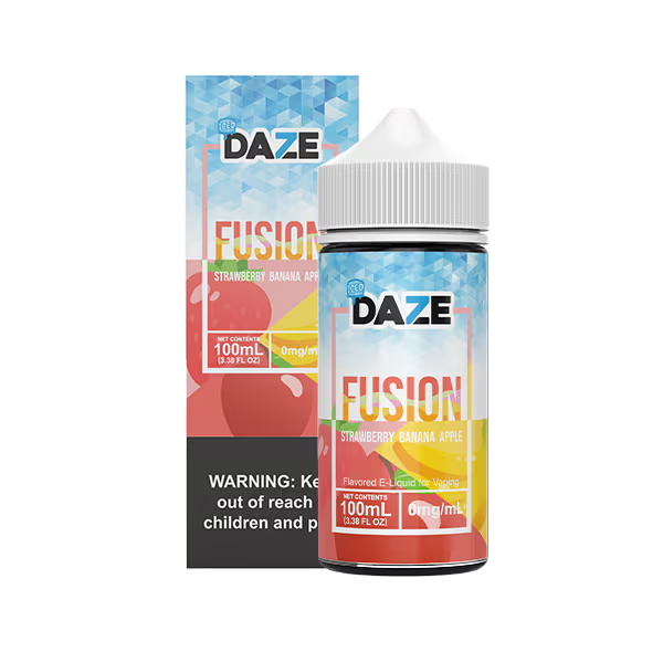 DAZE FUSION STRAWBERRY BANANA APPLE ICED 100ML