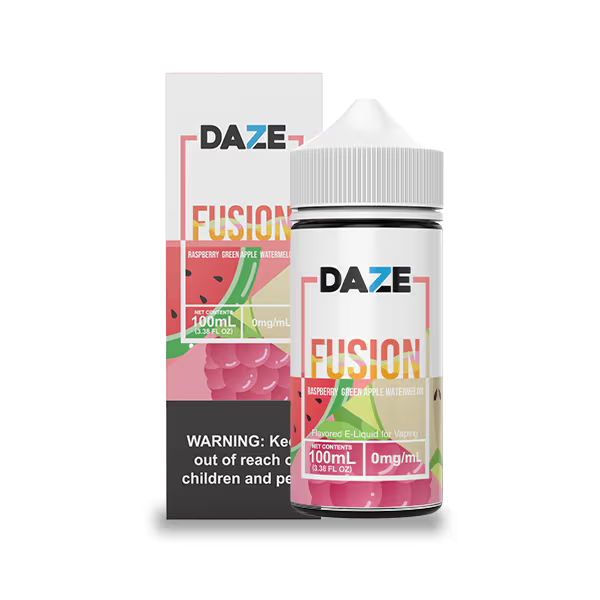 DAZE FUSION RASPBERRY GREEN APPLE WATERMELON 100ML