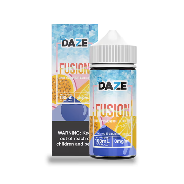 DAZE FUSION LEMON PASSIONFRUIT BLUEBERRY ICED 100ML