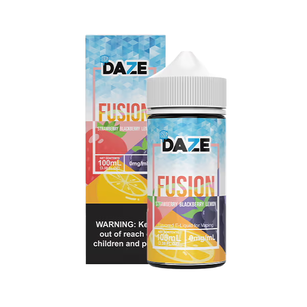 DAZE FUSION STRAWBERRY BLACKBERRY LEMON ICED 100ML