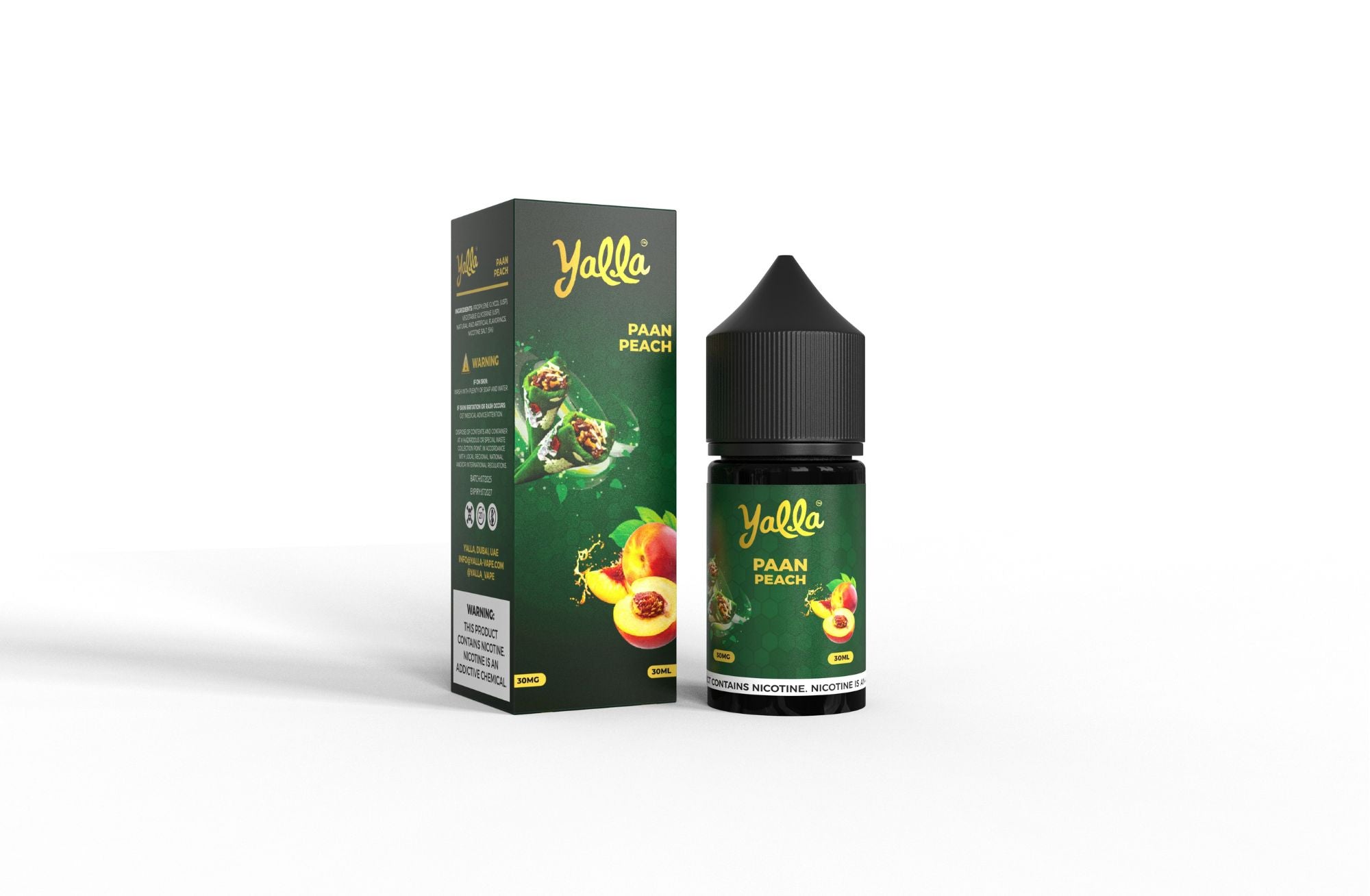 YALLA PAAN PEACH 30ML