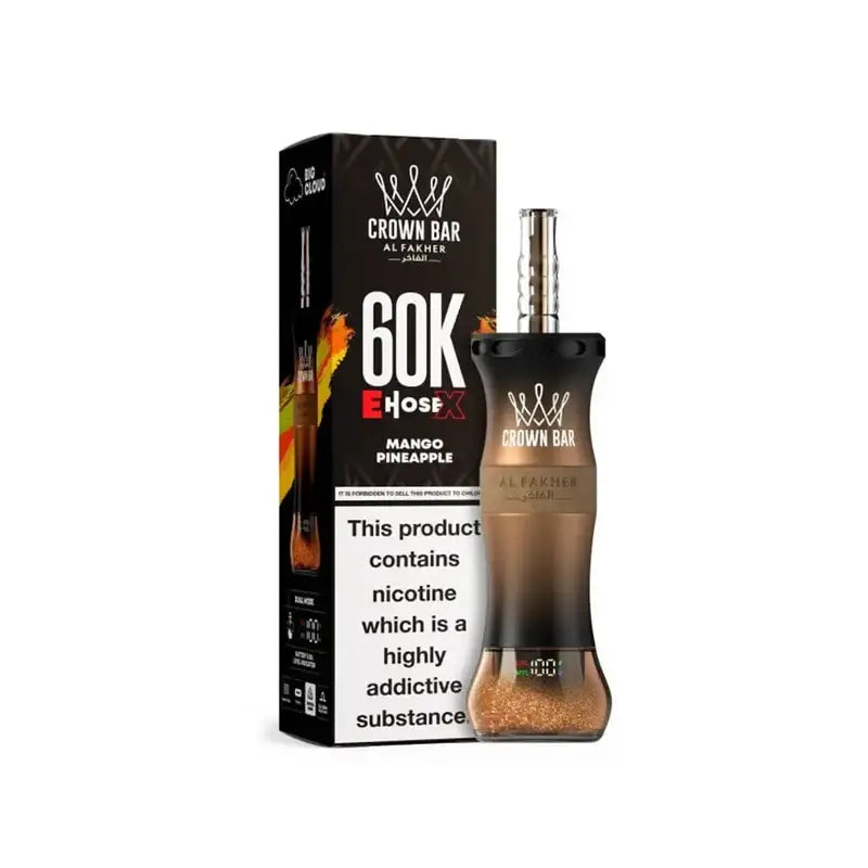 AL FAKHER CROWN BAR E HOSE X 60K PUFFS MANGO PINEAPPLE