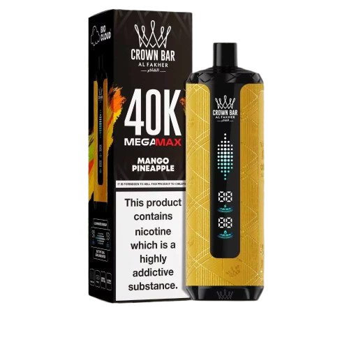 AL FAKHER CROWN BAR MEGA MAX 40K PUFFS MANGO PINEAPPLE