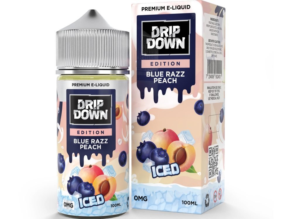 DRIP DOWN EDITION SERIES - BLUE RAZZ PEACH ICE 100ML