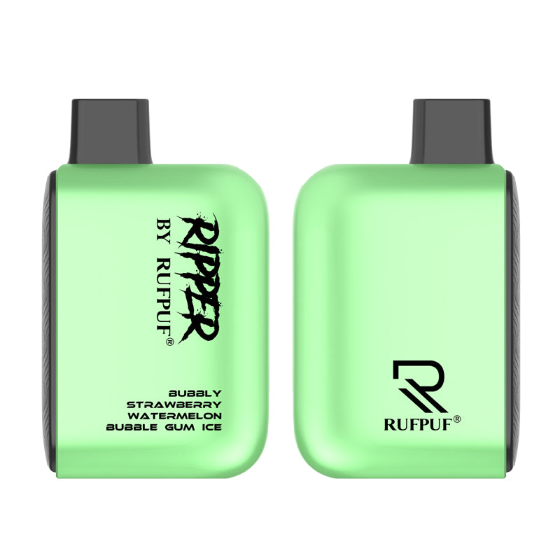 RUFPUF RIPPER 6000 PUFFS - Bubbly Strawberry Watermelon Bubble Gum