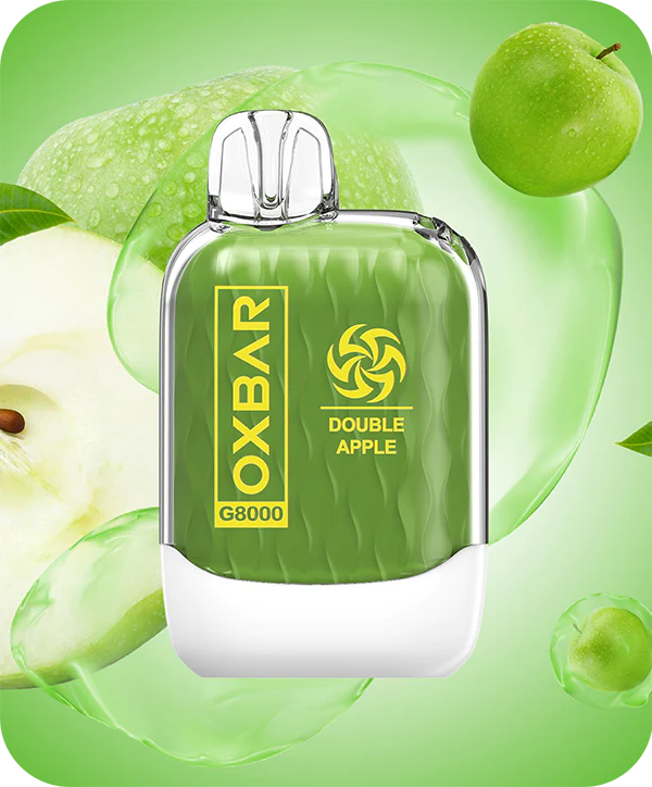 OXBAR G8000 Rechargeable Disposable Device – 8000 Puffs - Double Apple