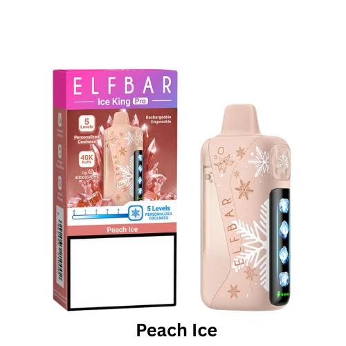 ELFBAR ICE KING PRO PEACH ICE – 40,000 Puffs