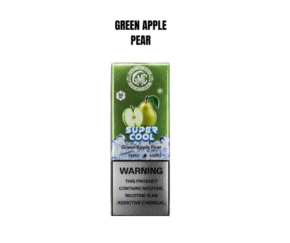 GMC SUPER COOL GREEN APPLE PEAR 30ML