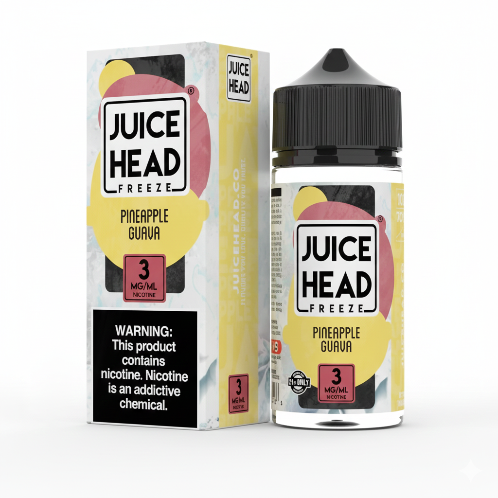JUICE HEAD EXTRA FREEZE PINEAPPLE GUAVA 100ML