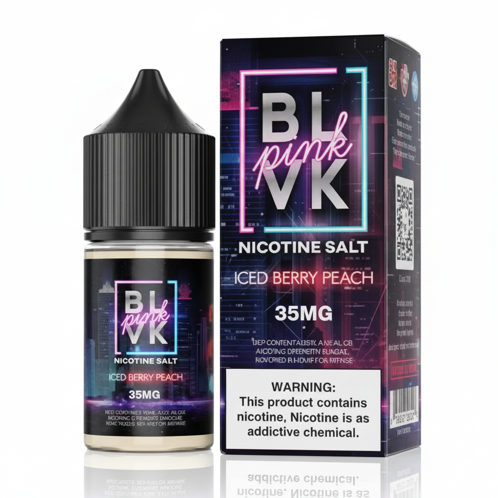 BLVK ICED BERRY PEACH 30ML