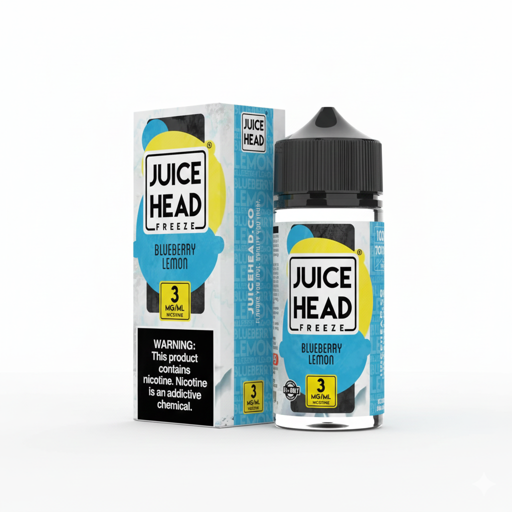 JUICE HEAD EXTRA FREEZE BLUEBERRY LEMON 100ML