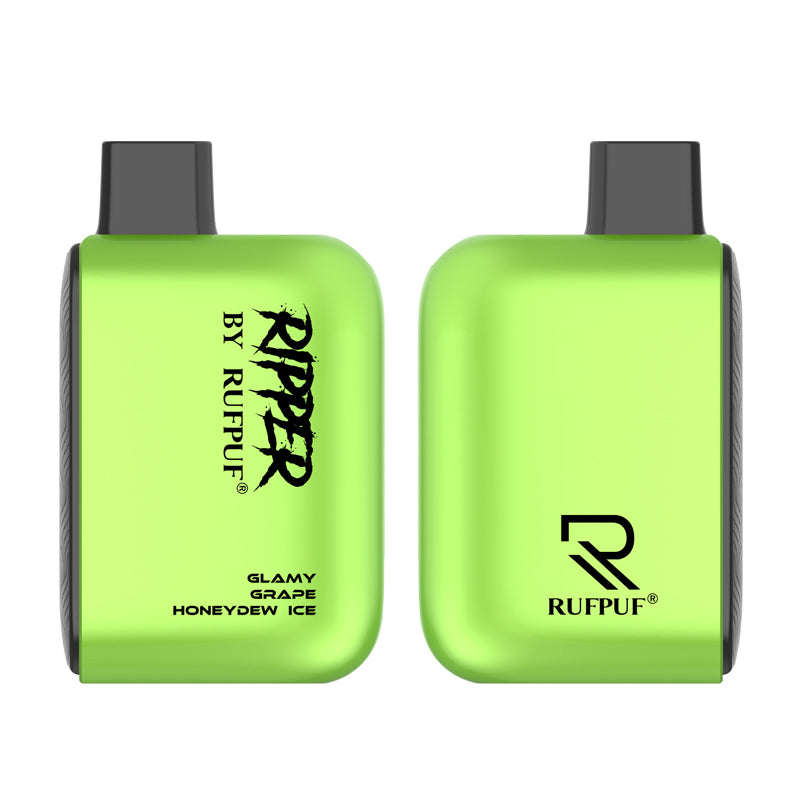 RUFPUF RIPPER 6000 PUFFS - Glamy Grape Honeydew Ice
