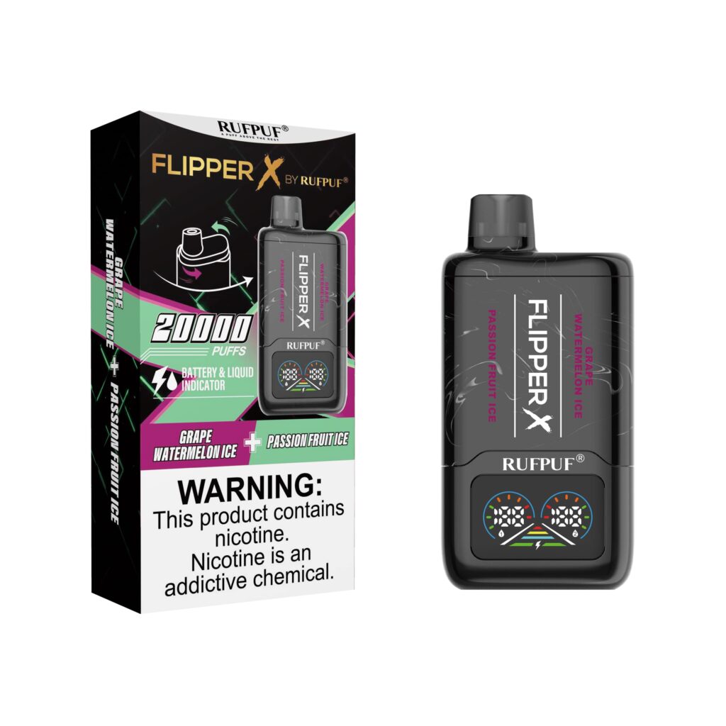 FLIPPER X 20K PUFFS - Grape watermelon + PassionFruit Ice / Rufpuf