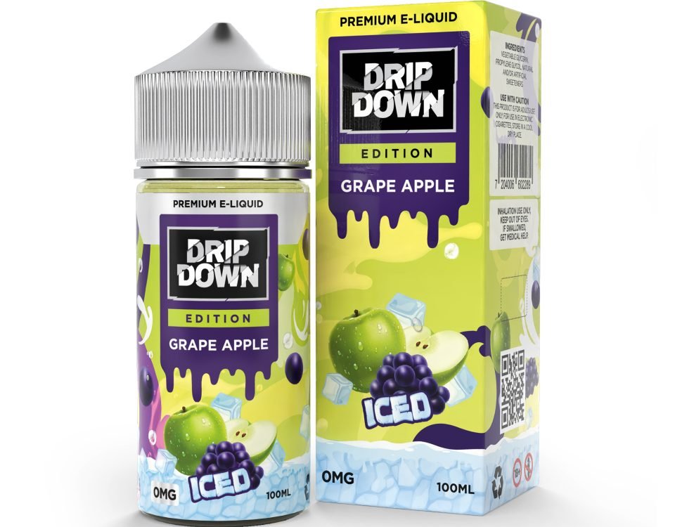 DRIP DOWN EDITION SERIES - GRAPE APPLE ICE 100ML
