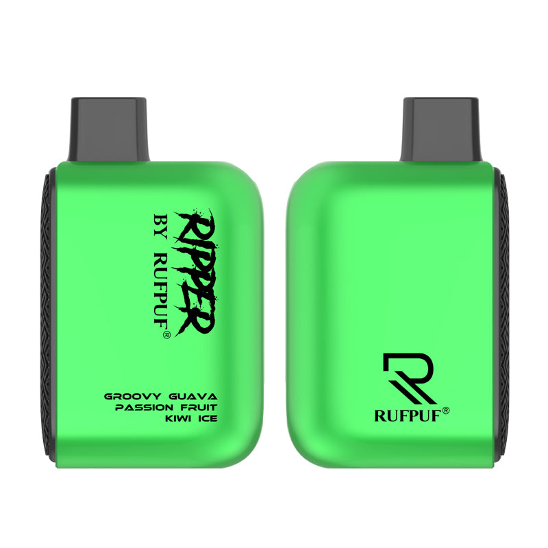 RUFPUF RIPPER 6000 PUFFS - Groovy Guava Passion Fruit Kiwi Ice