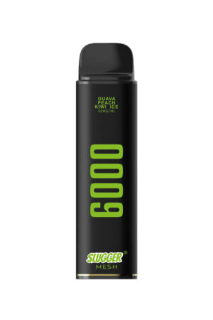 SLUGGER DISPOSABLE 6000 PUFFS – GUAVA PEACH KIWI ICE