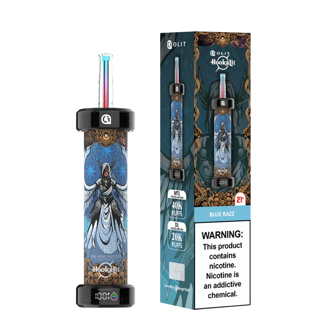 OLIT HOOKALIT 40K PUFFS DISPOSABLE - BLUE RAZZ