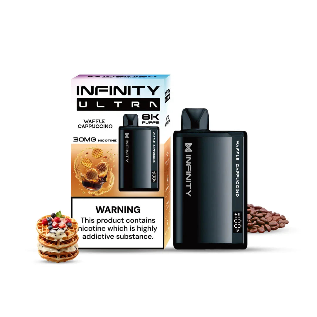 INFINITY ULTRA 8000 PUFFS WAFFLE CAPPUCCINO