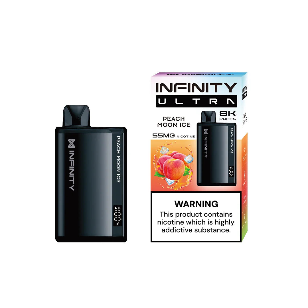 INFINITY ULTRA 8000 PUFFS PEACH MOON ICE