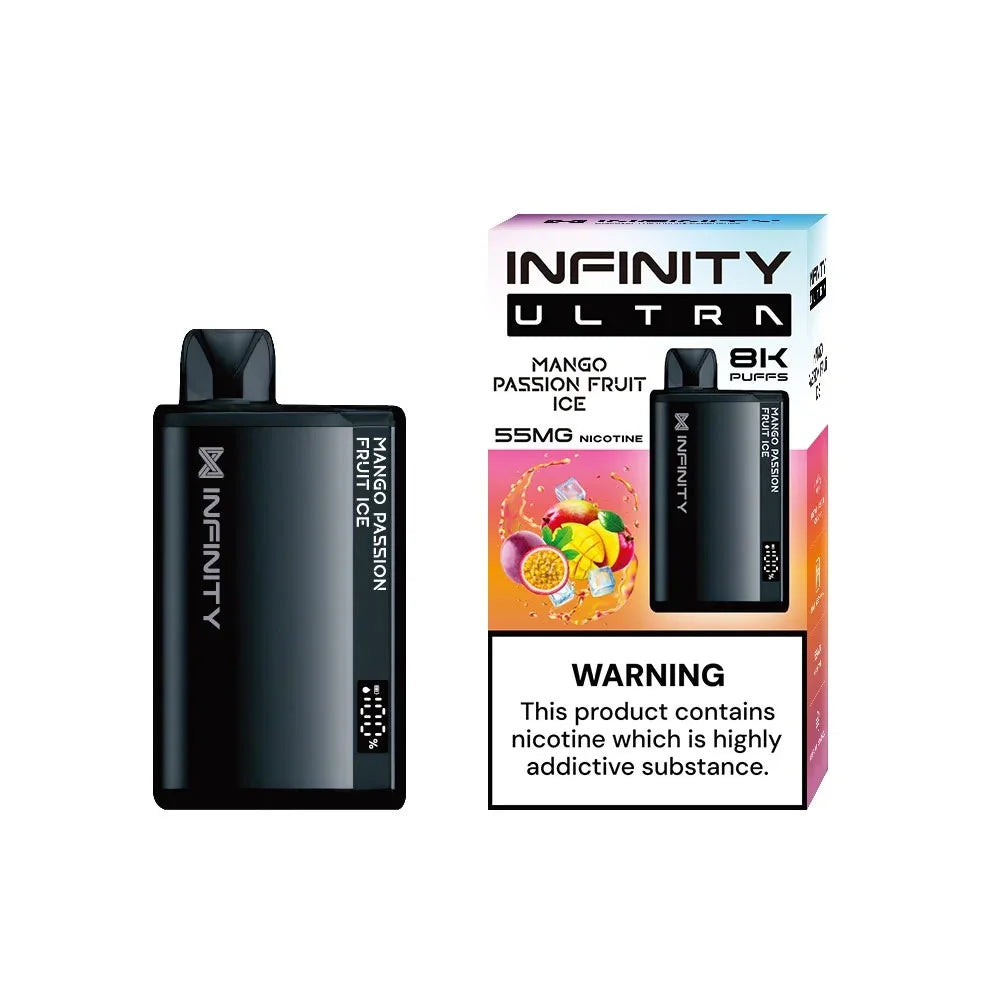 INFINITY ULTRA 8000 PUFFS MANGO PASSION FRUIT ICE
