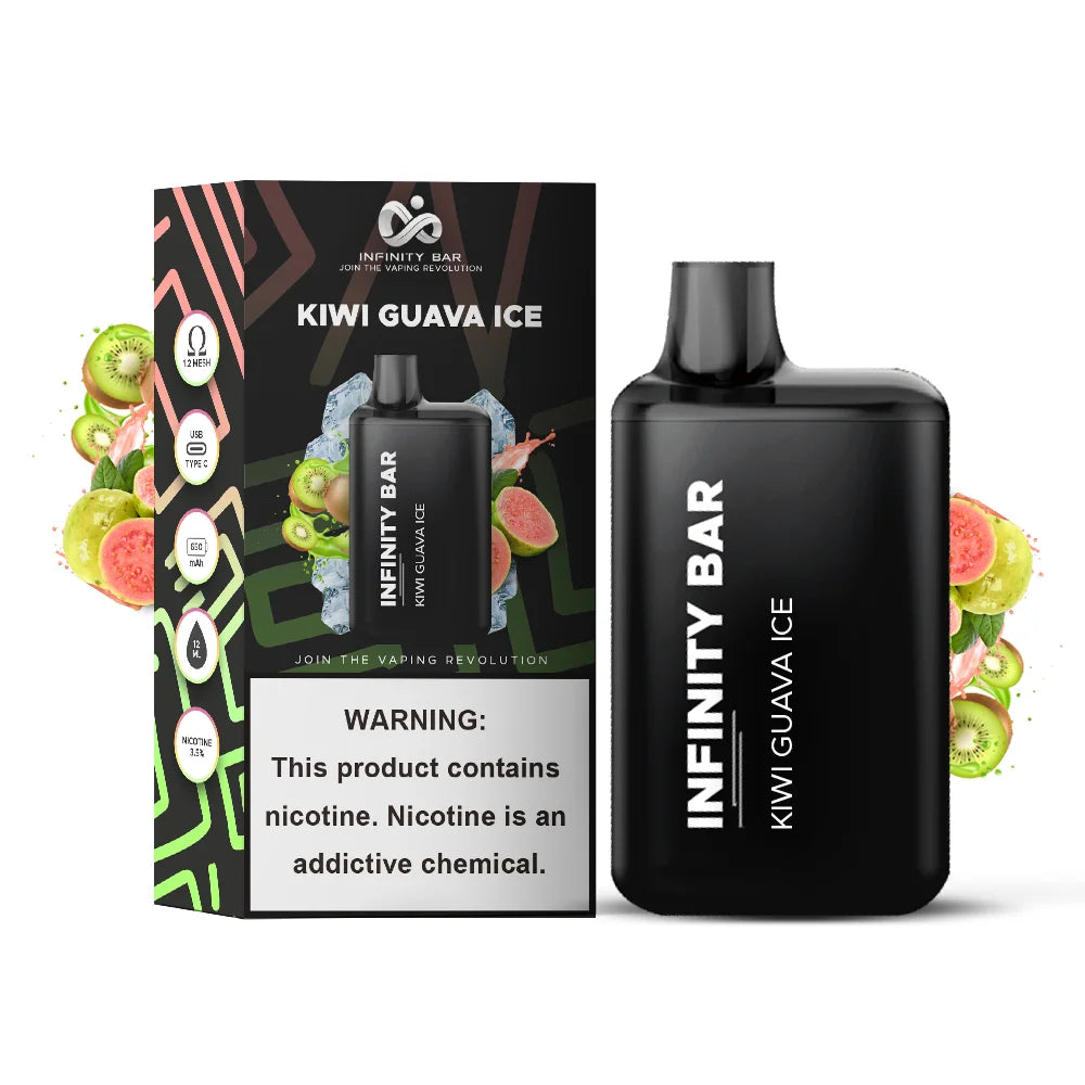 INFINITY BAR DISPOSABLE 5000 PUFFS - KIWI GUAVA ICE