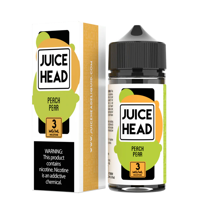 JUICE HEAD PEACH PEAR 100ML