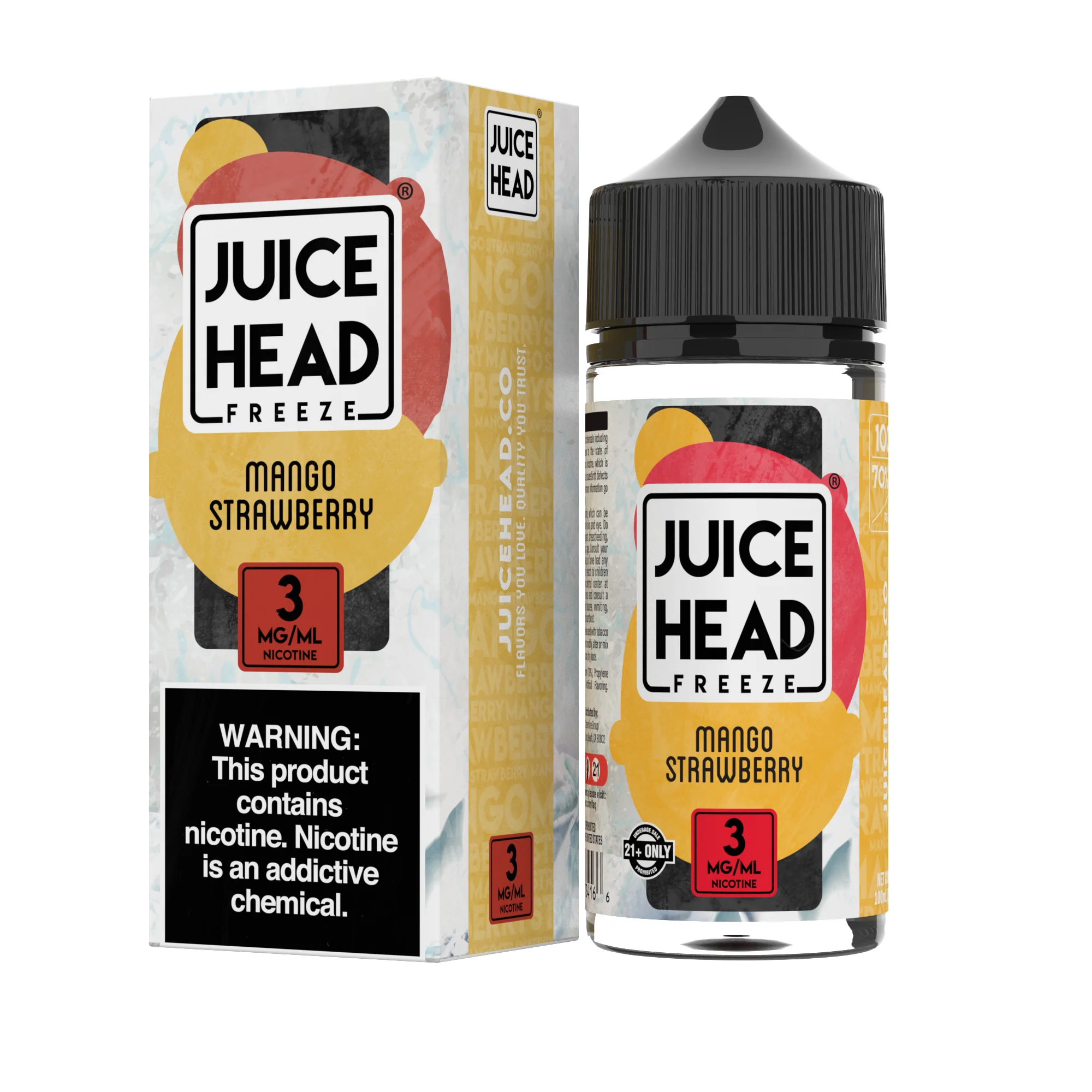 JUICE HEAD EXTRA FREEZE MANGO STRAWBERRY 100ML