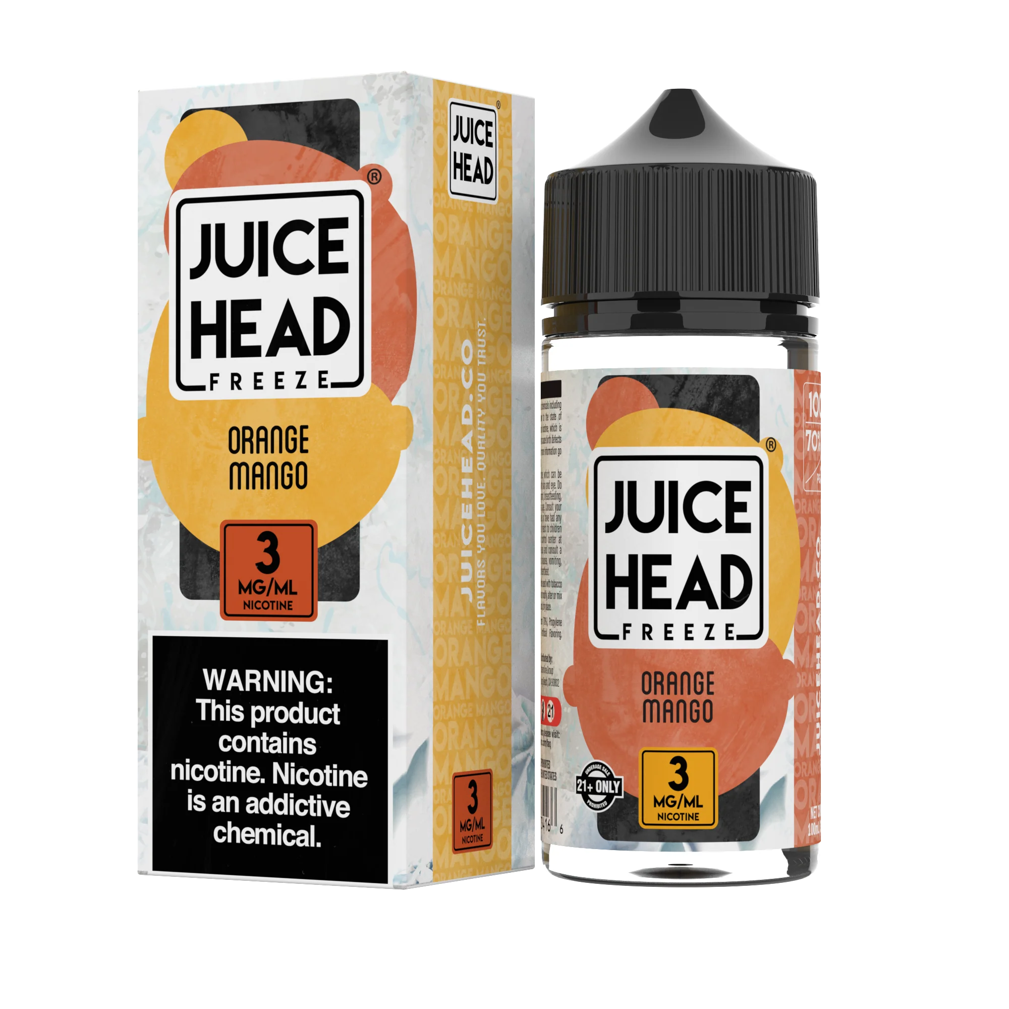 JUICE HEAD FREEZE ORANGE PEACH 100ML