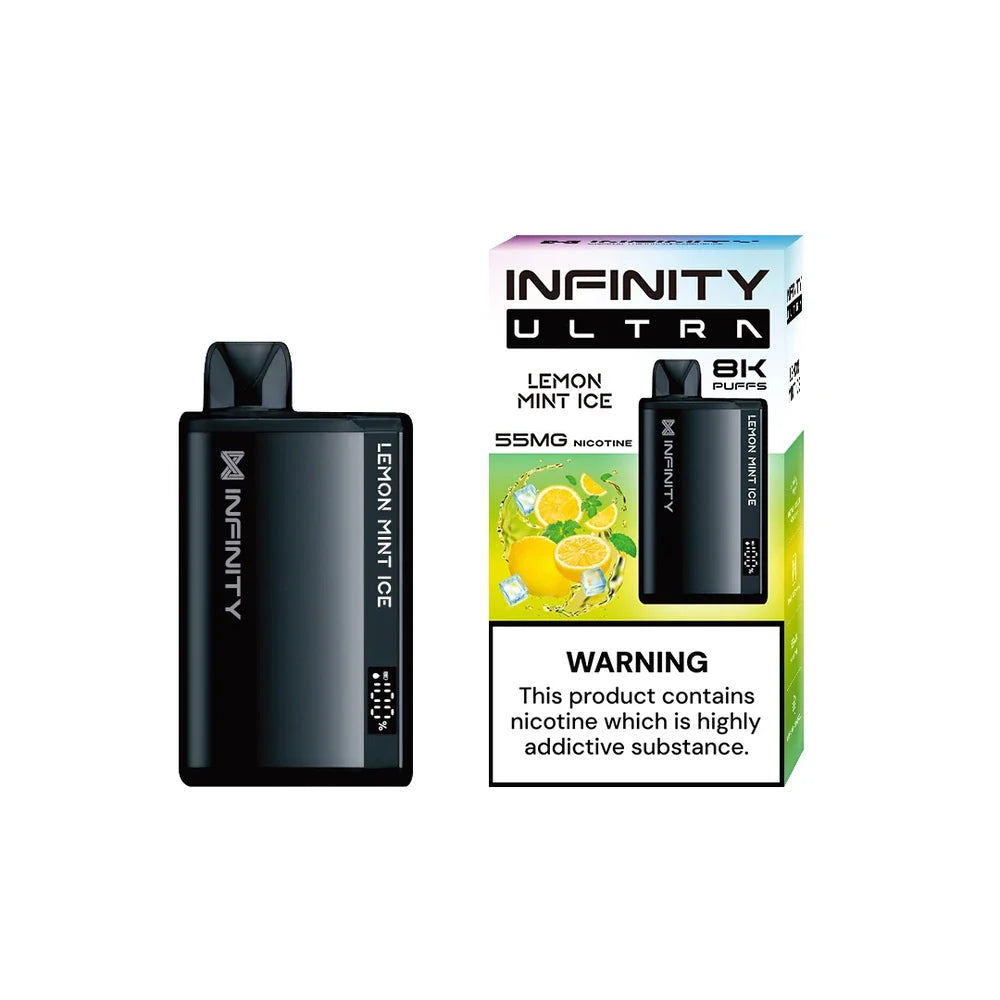INFINITY ULTRA 8000 PUFFS - Lemon Mint Ice / 55 MG