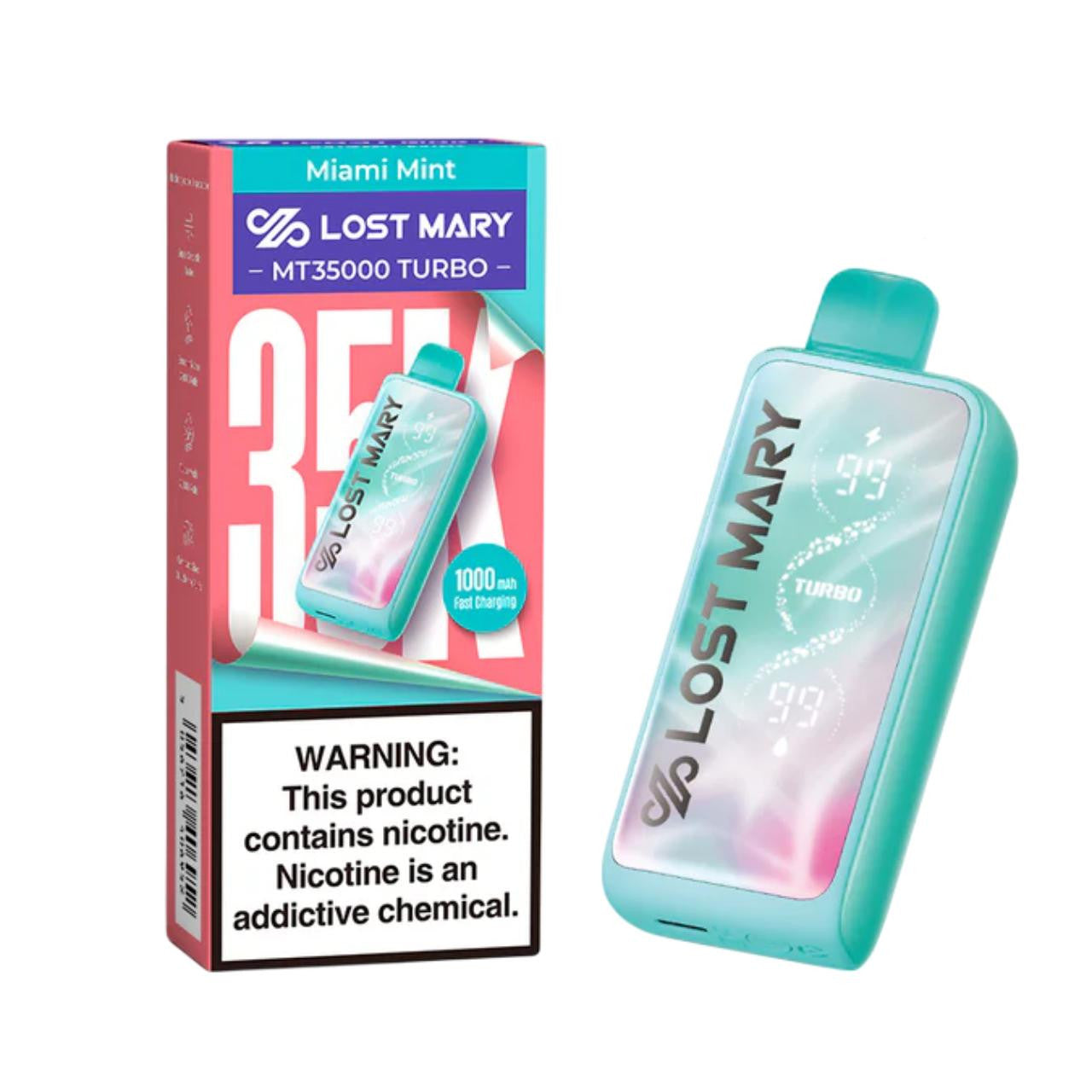LOST MARY DISPOSABLE MT35000 MANGO MIAMI MINT