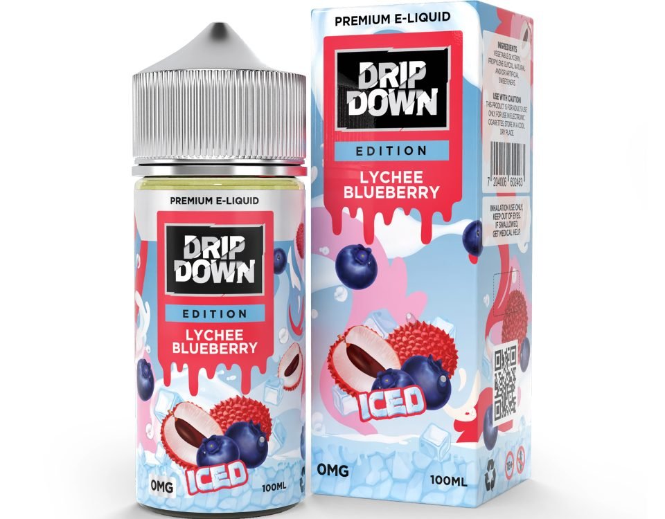 DRIP DOWN EDITION SERIES - LYCHEE BLUEBERRY ICE 100ML