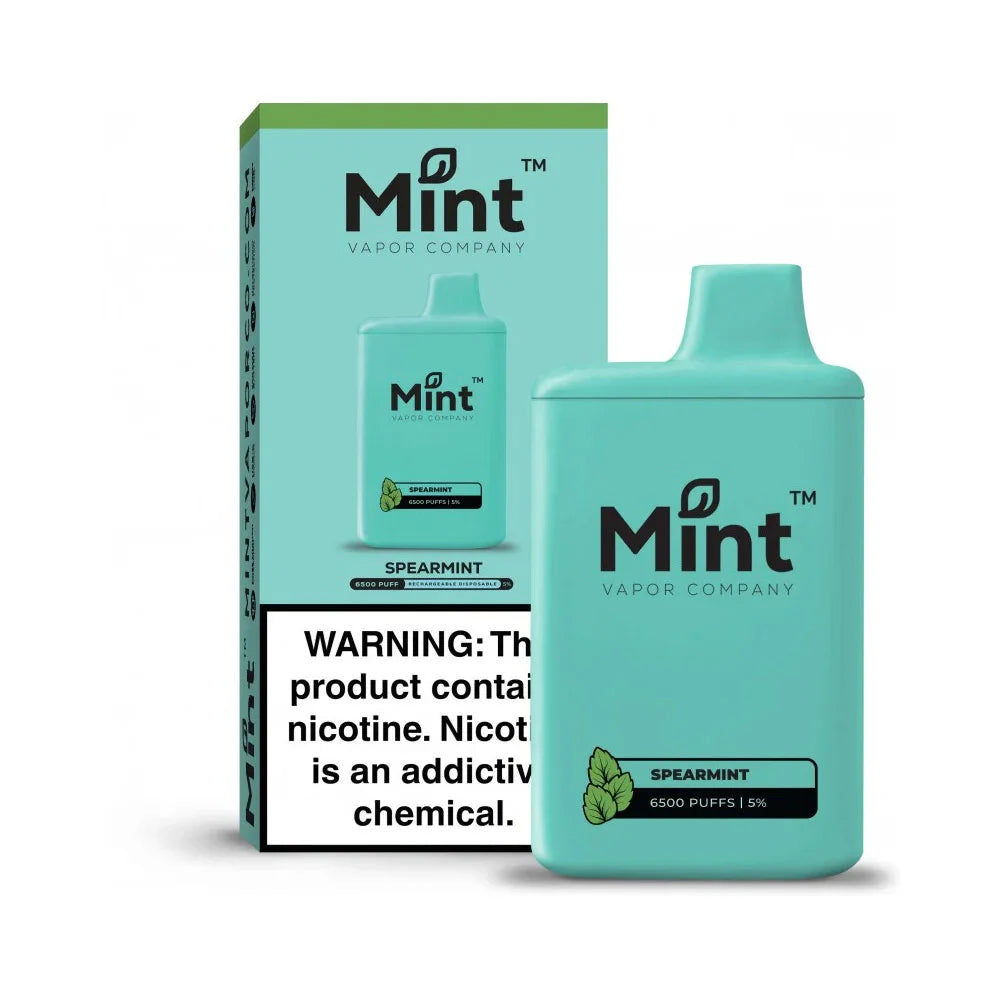 MNKE BARS DISPOSABLE – 6500 PUFFS - SPEARMINT ICE