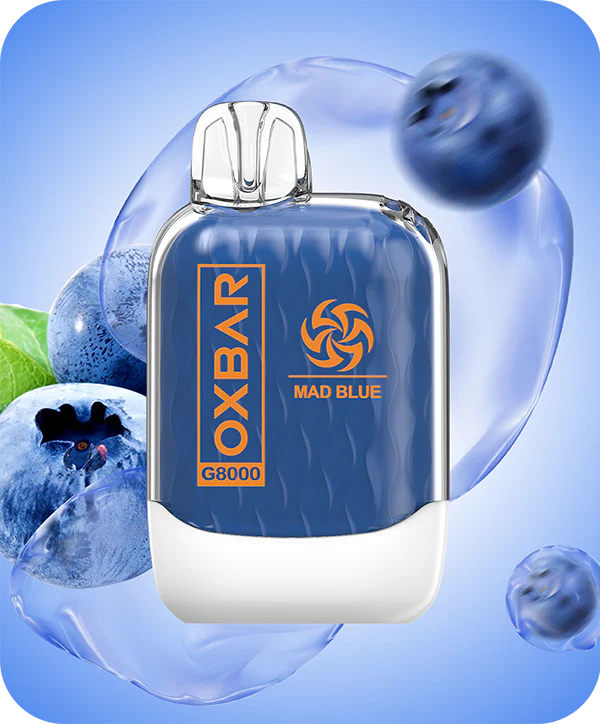 OXBAR G8000 Rechargeable Disposable Device – 8000 Puffs - Mad Blue