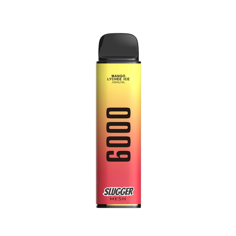 SLUGGER DISPOSABLE 6000 PUFFS – MANGO LYCHEE ICE