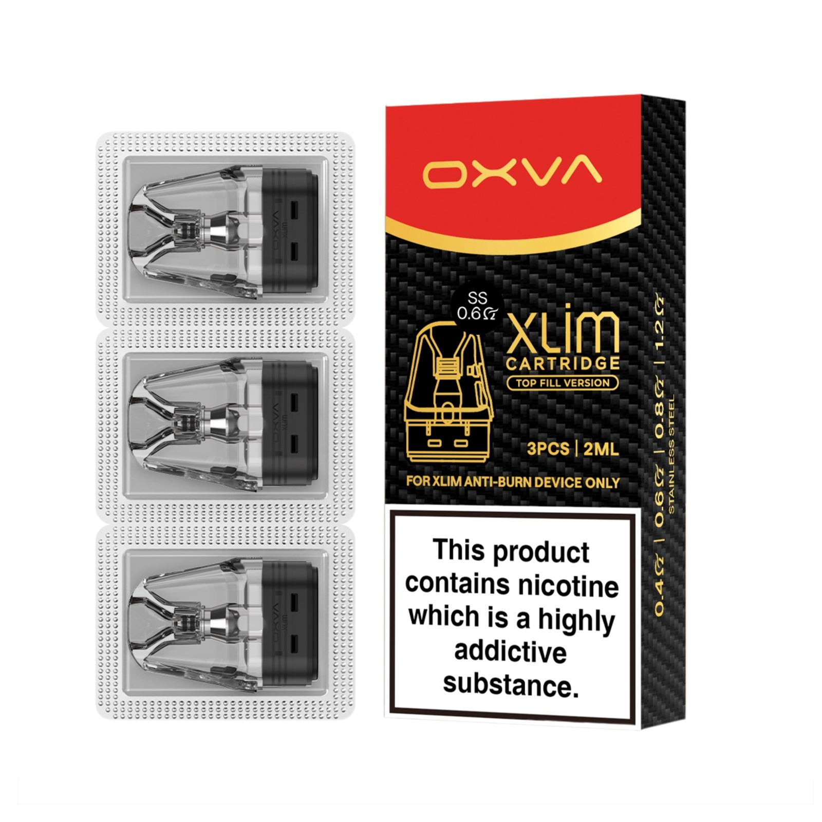 OXVA XLIM CARTRIDGE STAINLES POD