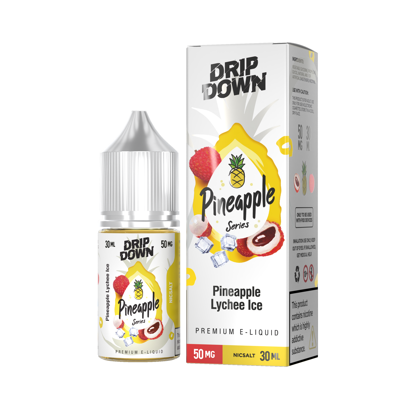 DRIP DOWN PINEAPPLE SERIES - PINEAPPLE LYCHEE ICE 30ML