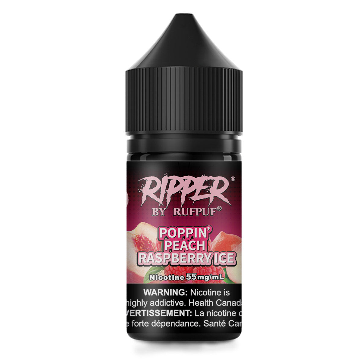 RIPPER BY RUFPUF - POPPIN PEACH RASPBERRY ICE 30ML