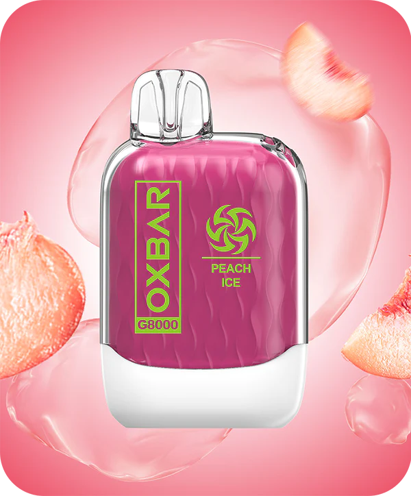 OXBAR G8000 Rechargeable Disposable Device – 8000 Puffs - Peach Ice