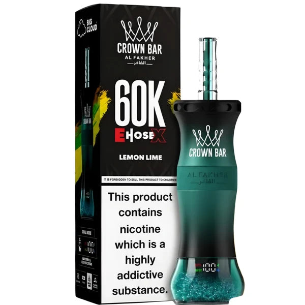 AL FAKHER CROWN BAR E HOSE X 60K PUFFS LEMON LIME