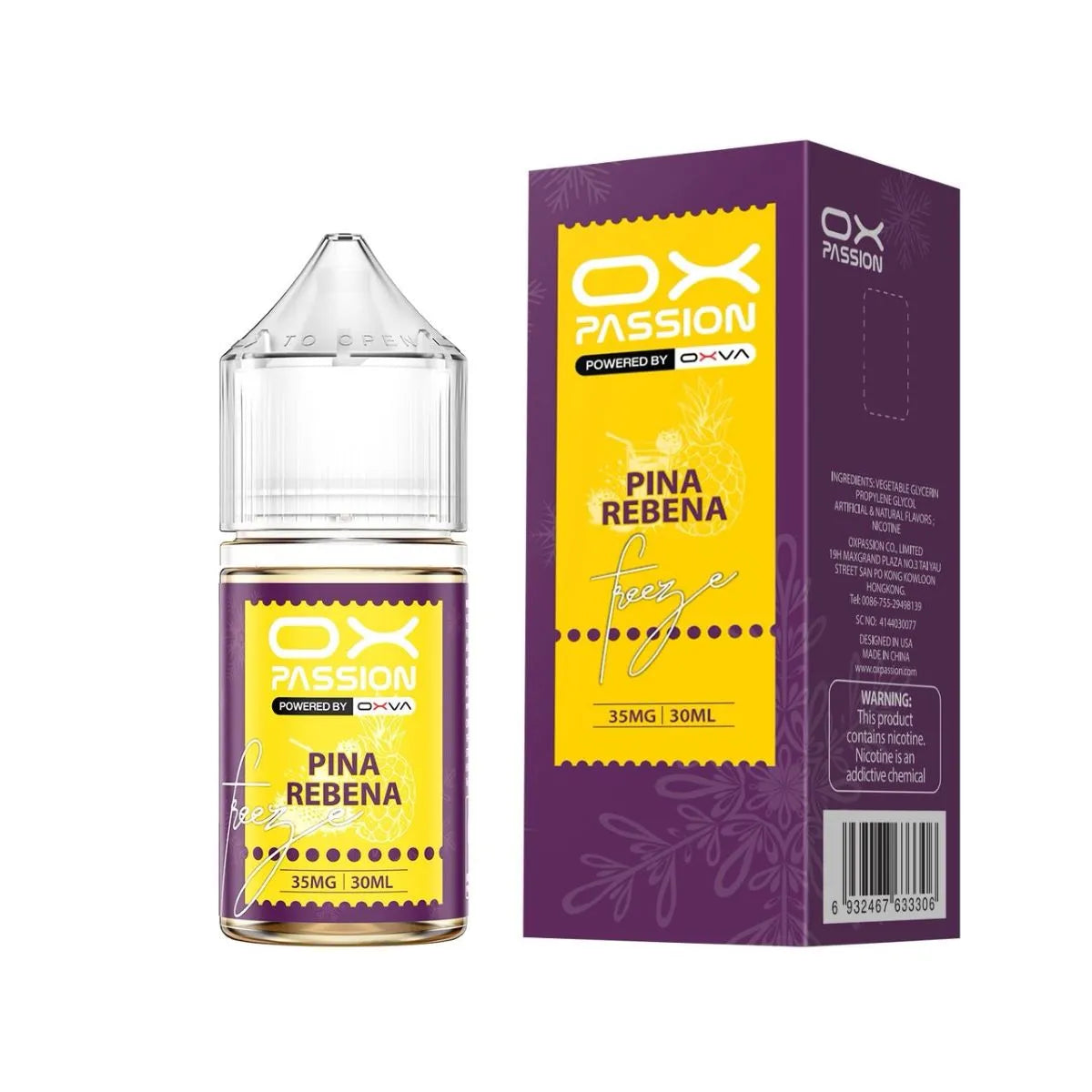 OXPASSION PINA REBENA 30ML