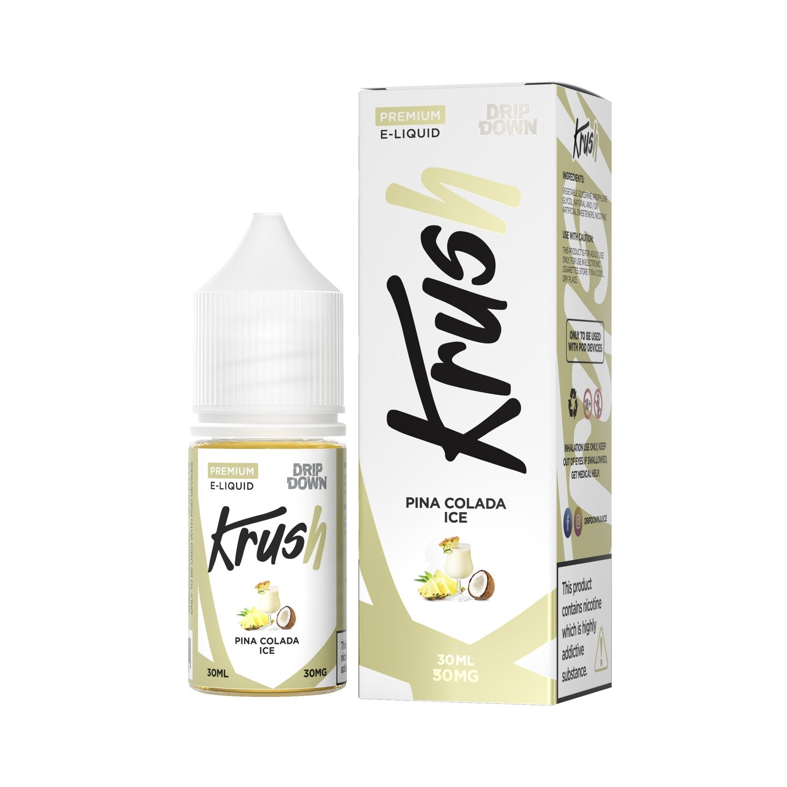 DRIP DOWN KRUSH SERIES - PINACOLADA ICE 30ML