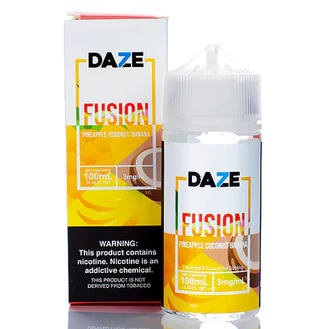 DAZE FUSION PINEAPPLE COCONUT BANANA 100ML