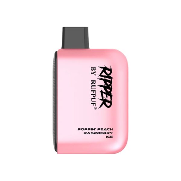 RUFPUF RIPPER 6000 PUFFS - Poppin’ Peach Raspberry Ice
