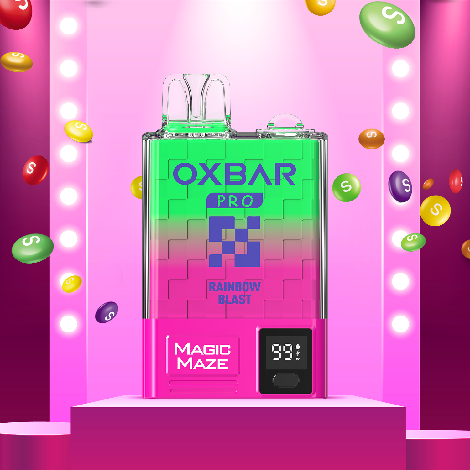 OXBAR 10000PUFFS - RAINBOW BLAST / 50mg