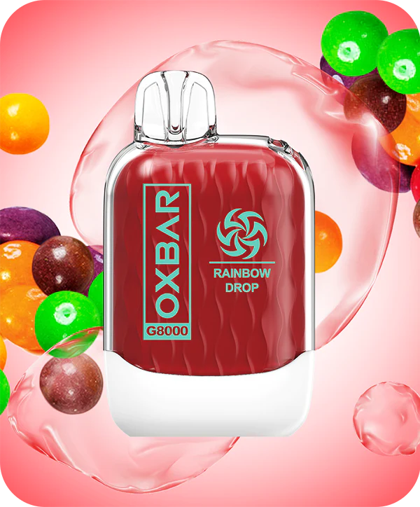 OXBAR G8000 Rechargeable Disposable Device – 8000 Puffs - Rainbow Drop